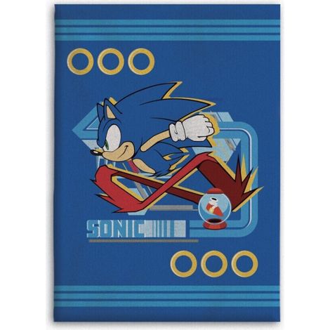 Plaid polaire Sonic - Bleu