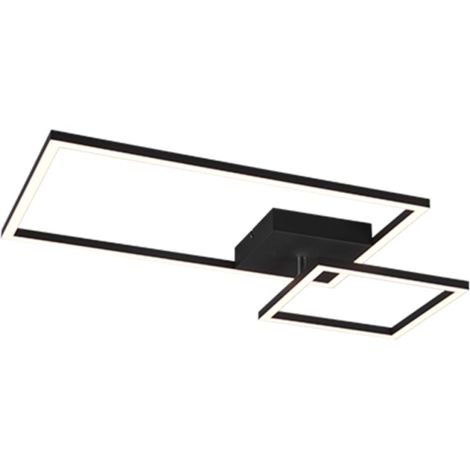 1PZ PLAFONIERA LED PADELLA CON SNODO 25W 4000K NERA