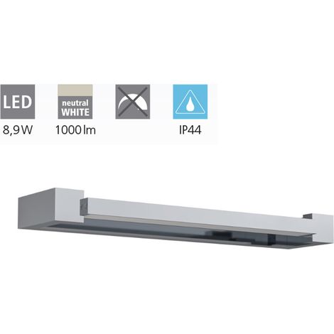 Miroir Light Gemiliana Plastic White LED 8.9W 4000K L: 45 cm H: 4cm (1/4)