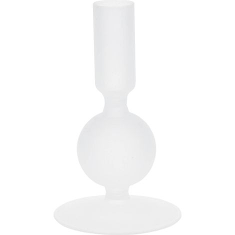 Porte-bougie en verre, 14 cm