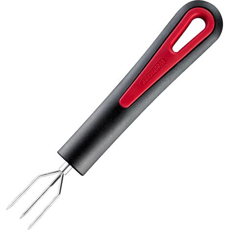 Fourchette à Pommes de Terre à 3 dents, longueur : 16,3 cm, Acier inoxydable/plastique, Noir/rouge, 29142270 (1/5)