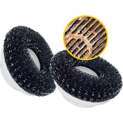 Brosses en Acier (2 unités) pour Brosseuse Électrique Rotative Conçues pour Les tâches de Nettoyage Difficiles (1/3)
