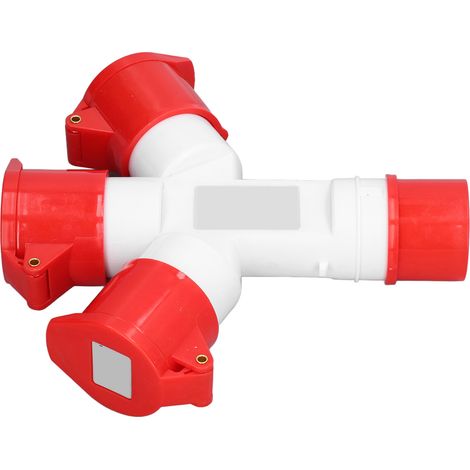 Industrieller, wasserdichter 3-Wege-Elektroverbinder, 16-A-Wasserdichtstecker für den Innen- und Außenbereich, HR-1014 (1/5)