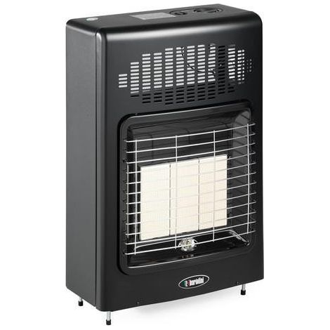 Stufa a Metano Bartolini Mod Infrarossi Laura Nero tre livelli 1400,2800,4200W (1/4)