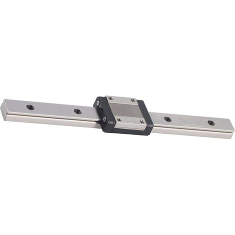 Glissière linéaire MGN15 200mm, rail de guidage de précision pour automatisation industrielle, coulisseau de mouvement linéaire, équipement mécanique (1/5)