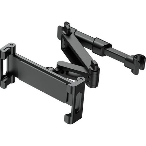 Soporte para tablet de coche, soporte universal para reposacabezas con rotación de 360° y tamaño ajustable de 5,5 a 10,5 pulgadas para iPad 2/3/4/Mini (1/5)