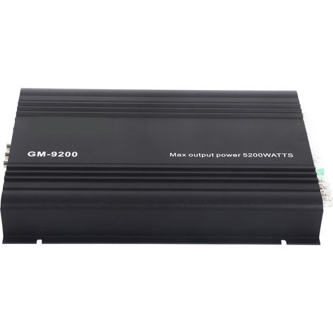 Amplificateur de puissance Audio 4x70W 4 canaux 12V en alliage d'aluminium noir Auto voiture Hifi ampli stéréo (1/5)