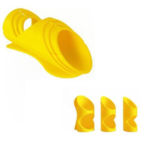 Ensemble de 3 pièces : pince de coupe pour tubes en mousse, outil de coupe pour mousse, petit modèle jaune. (1/5)