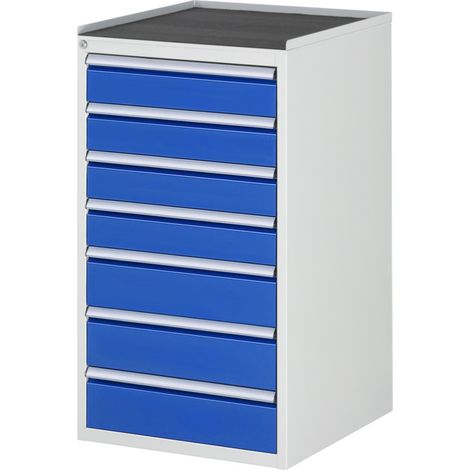 Armoire à tiroirs Rau avec tapis antidérapant 7 tiroirs L 4x120 3x150mm (1/3)