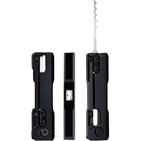 Kit d'outils de crochetage en acier avec 4 outils et un outil rotatif - Jouet anti-anxiété et serrurier portable