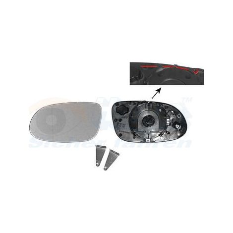 Verre de rétroviseur, rétroviseur extérieur VAN WEZEL 3014837 MERCEDES-BENZ