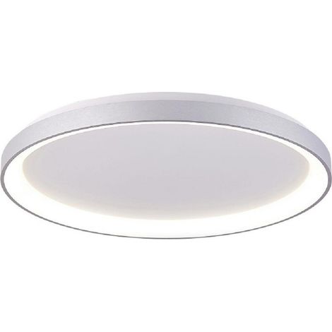 Trade Shop - PLAFONIERA TONDA MODERN LED CCT 30 W LUCE 3000K 4000K SOFFITTO PARETE 230V 38CM - Silber (1/2)