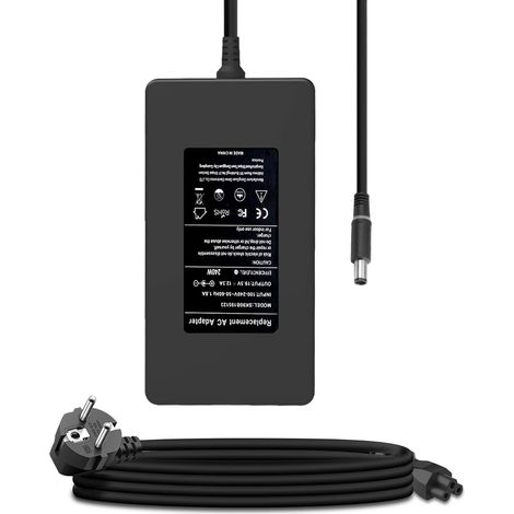 Chargeur 240W Ordinateur Portable Compatible avec Dell G3 G5 G7 G15 G16 Serie Precision 7710 7720 7730 7740 7750 7760 7770 7670 7780 7560 7550 7540 7530 7520 7510 7680 7660 3550 M6400 M6600 (1/5)