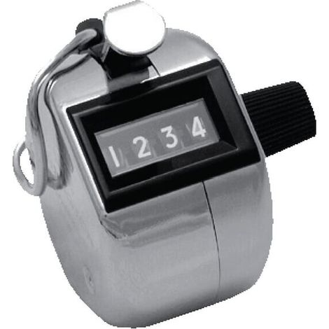 Contador de mano met谩lico UNIVERSAL HT12180