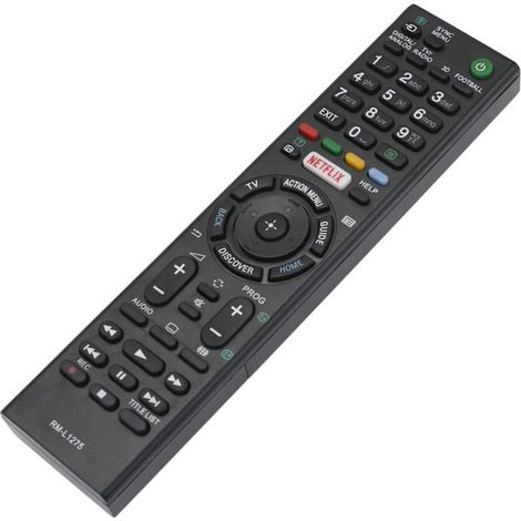 Télécommande universelle RMT-TX100D compatible avec les téléviseurs LED HD Sony (noire) (1/3)