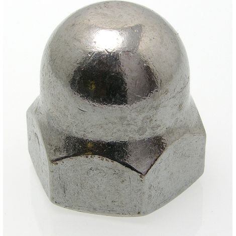 Ecrou hexagonal borgne inox - Qualite Inox: A2 - Diamètre: 6