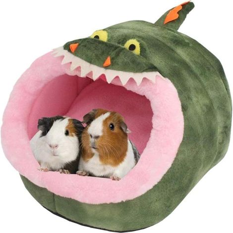 Cama Para Roedores - Cueva De Felpa Con Cierre - Para Chinchillas, Erizos, Cobayas, Hámsters Y Ratones - 1 Unidad (1/5)