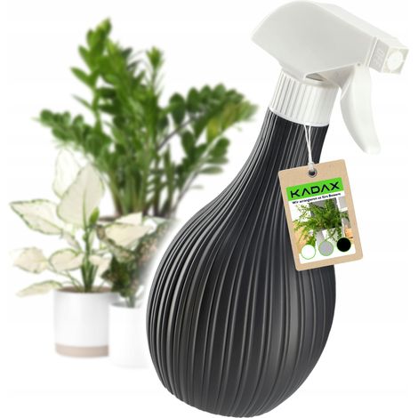 KADAX Sprühflascheaus Kunststoff, Sprüher, für Wasser, 600 ml, Anthrazit (1/5)