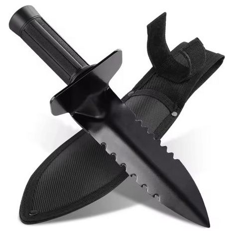 All black coltello da scavo per Metal detector