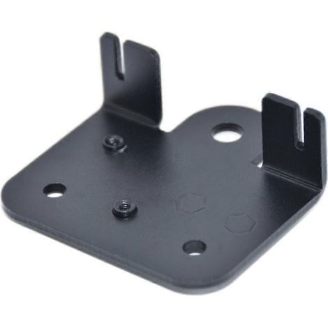 Für Ender-3 CR10, hintere Extruder-Stützplatte mit Riemenscheibe, radfreie Option für Ender3 3Pro, stabile Verstärkung, 3D-Druckteil.