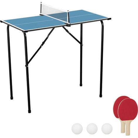 Mini set da ping pong - pieghevole, portatile, completo