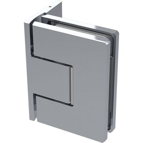 Duschtür Scharnier 8500N 90 Grad Glas-Wand, Messing verchromt poliert (1/5)