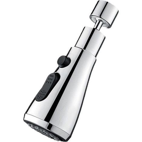 Aireador giratorio de 360°, grifo de cocina de tres funciones, rosca interna estándar de 55/64", fácil de instalar (1/4)