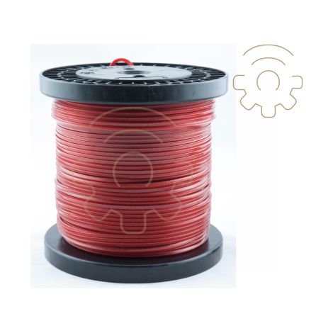 Fil nylon Alumade rouge 180 mt en bobine pour dA broussailleuse section carrA e 3,0 mm fabriquA en Italie