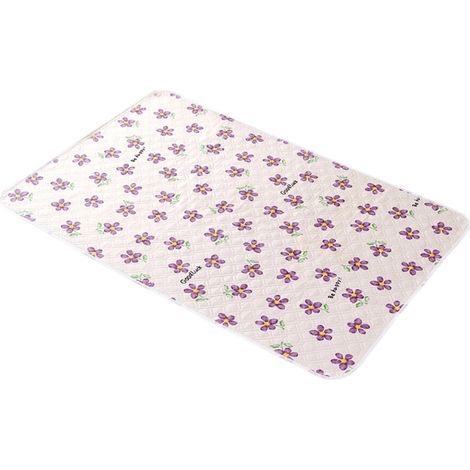 Sous-tapis imperméable réutilisable-Doux mots de flowe 80 120 (1/2)