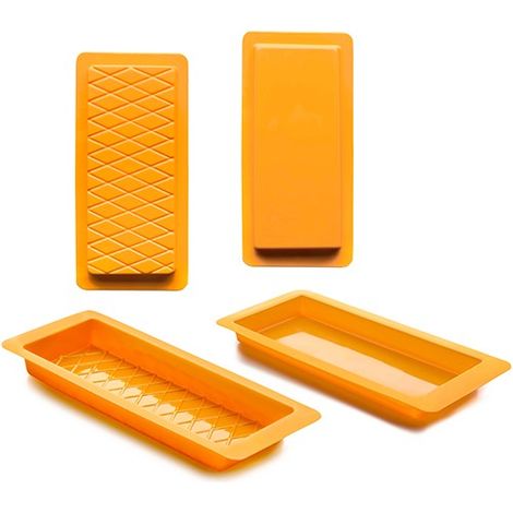 MOLDE TURRON 2SETS LISO ROMBO - 23X10