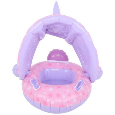 Bouée gonflable pour bébé avec pare-soleil pour tout-petits et enfants (1/5)