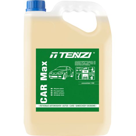 Schiuma attiva per il lavaggio auto CAR MAX 5L, sicura per cromature e guarnizioni