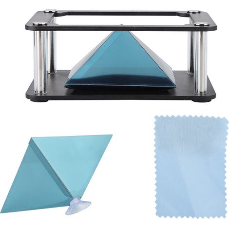 Support d'écran de projection holographique 3D pour smartphone de 3,5 à 6 pouces (1/4)