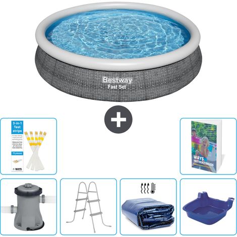 Bestway Piscina Bestway Fast Set Rotonda - 366x76 cm - 7-pezzi  S318