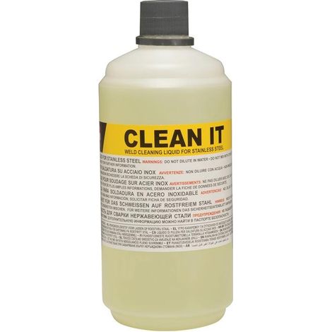 TELWIN - Liquide de nettoyage CLEAN IT (Jaune) pour CLEANTECH 200 - 1 litre - 804031