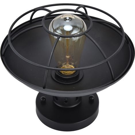 Plafonnier rétro noir avec sachet de vis, résistant, pour cuisine, escalier, 85-250VE26 (États-Unis) (1/5)