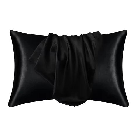 Asciugamano da cuscino, in morbido poliestere/cotone, ecologico, nero, 51 cm x 76 cm (1/2)