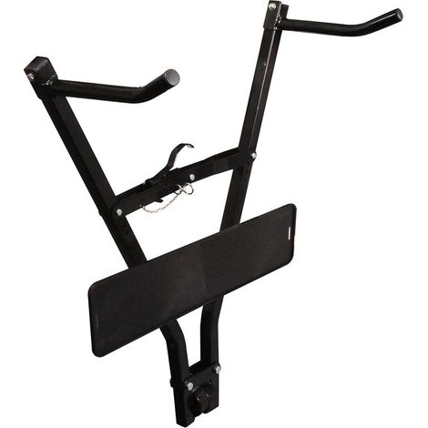Porte velos klick fast ii avec support de plaque dimmatriculation (1/5)