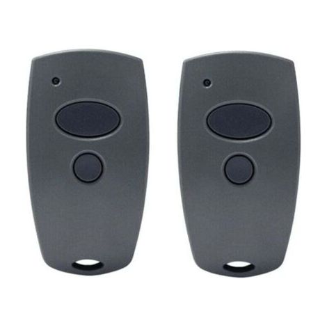 Lot de 2 émetteurs manuels 868,3 MHz pour porte de garage D302-868, D304-868, D384-868, D321-868, D323-868 (1/4)