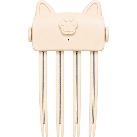Pince chauffante volumisante sans fil pour les racines outil de coiffure électrique portable pour cheveux fins et clairsemés femmes et filles - Beige (1/5)