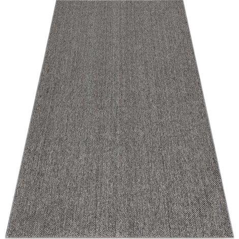 Teppich CASABLANCA LOOM grau, Schleife weich drinnen & draußen grey 100x200 cm