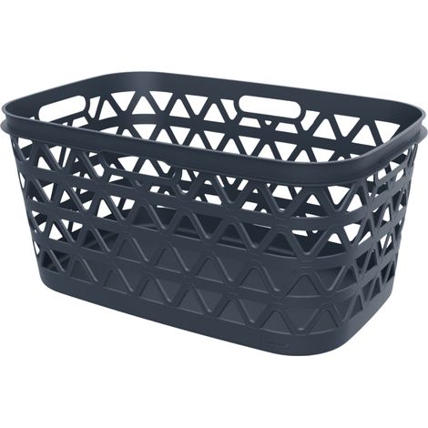 Cesto portabiancheria Oceana Curver color antracite, 45 l (1/5)
