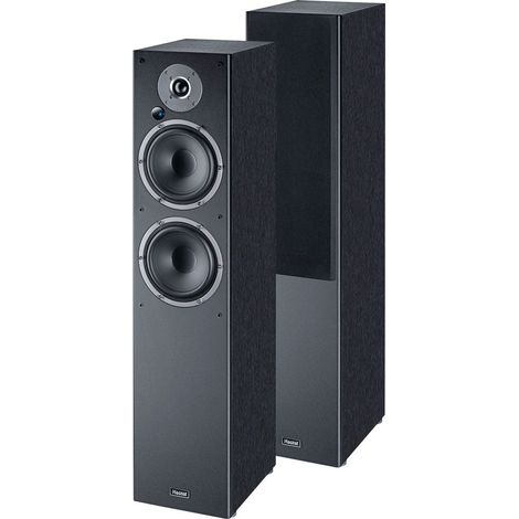 Magnat Monitor Reference 5A - Altavoz de columna estéreo Bluetooth con HDMI (preamplificador de fono, 1 par), color negro (1/5)
