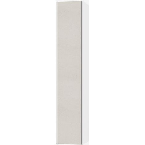Raumsparende Badschrank-Kommode Igea mit Push-Open-Tür - Beige