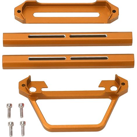 Support d'émetteur radio RC pour Flysky NB4, support de luxe en alliage d'aluminium, installation facile, accessoires RC pour voiture RC (doré) (1/5)