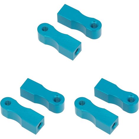 Support de Fixation de Servo en MéTal 6 Pièces pour Pièces de Mise à Niveau de Voiture TT01 TT-01 1/10 RC (1/5)