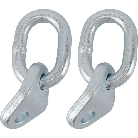 Ensemble de supports de levage de moteur, capacité de 5 500 Lb, boulon de levage en acier inoxydable pour niveleurs de charge et élingues.