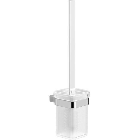 Simply S Brosse WC, chrome/verre dépoli (SATDSIMS37)