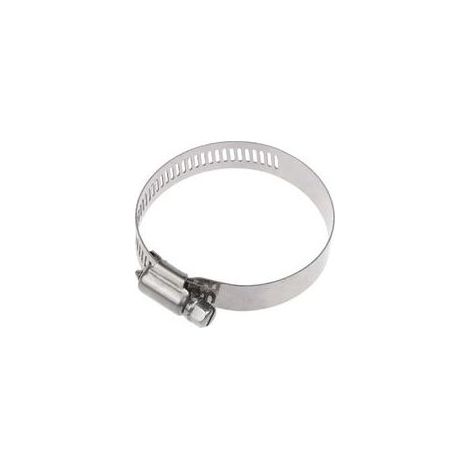 Collier de serrage à vis sans fin en acier inoxydable pour tuyau d'arrosage – Diamètre 50 mm – Résistant à la corrosion, réglage précis et fixation sécurisée