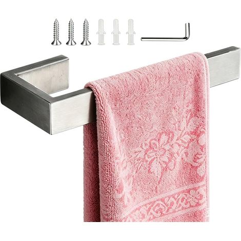 Porte-Serviettes Acier Inoxydable Antirouille Mural Gain De Place Porte-Serviettes Rangement Salle Bain Pour Maison Cuisine Douche Toilettes Ferme Hôtel Camping-Car Location Maison (1/5)